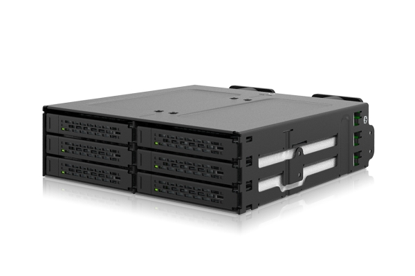 Icy Dock Tougharmor Mb118vp-B Hdd-Gehäuse, Abnehmbarer Rahmen Schwarz
