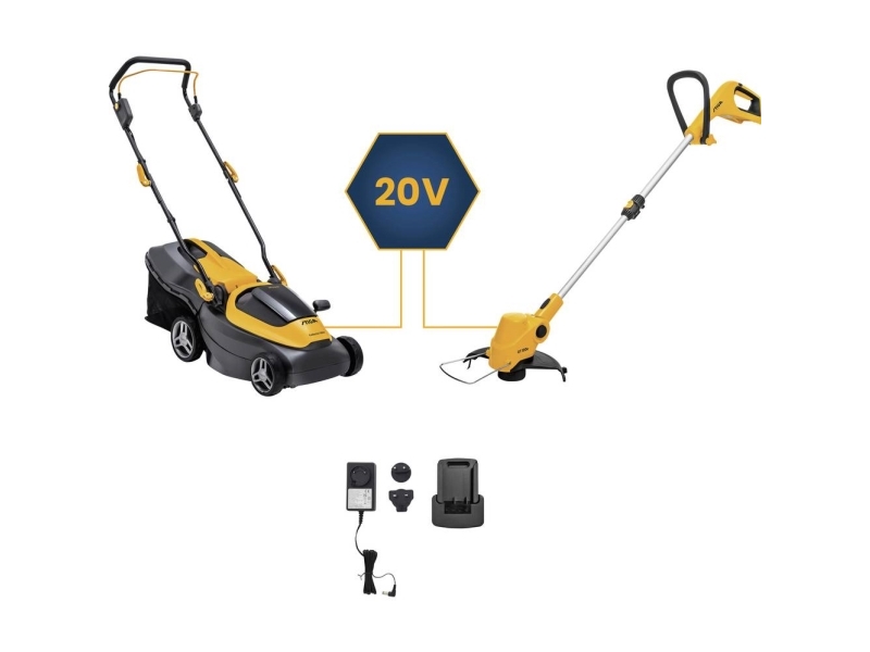 Stiga Collector 136E Kit Batteridrevet Batteridrevet Plæneklipper Skærebredde (Max.) 34 Cm