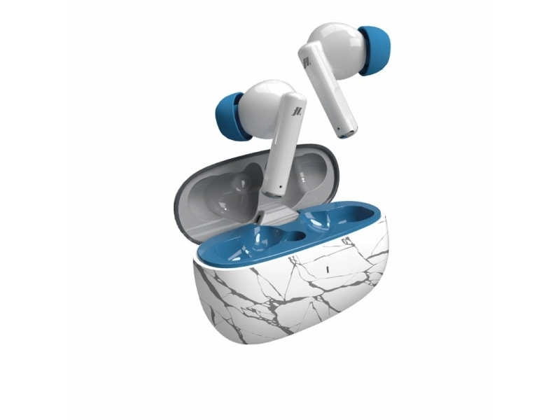 Sbs Tws Rash, True Wireless Stereo (Tws), 20 - 20000 Hz, Opkald/Musik, Headset, Blå, Hvid