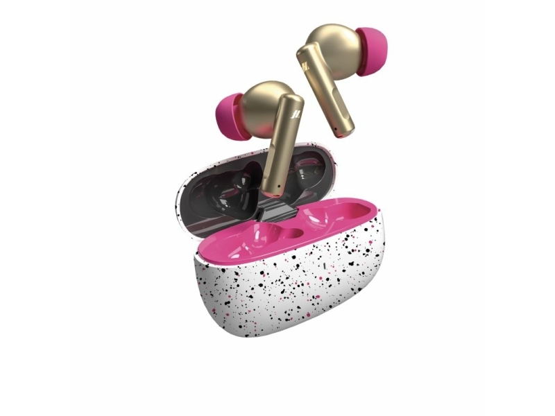 Sbs Tws Rash, True Wireless Stereo (Tws), 20 - 20000 Hz, Opkald/Musik, Headset, Guld, Lyserød, Hvid