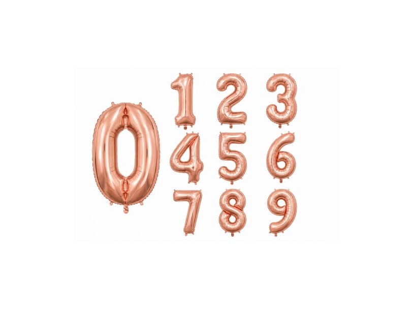 Rose Gold Talballoner, 41 Cm