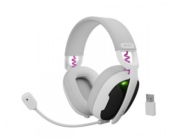 Fury Fukiya F6 In-Ear Trådløse Hovedtelefoner Med Mikrofon Hvid