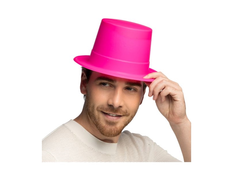 Neon Pink Høj Hat Uv