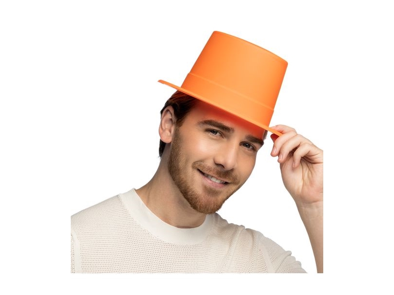 Neon Orange Høj Hat Uv