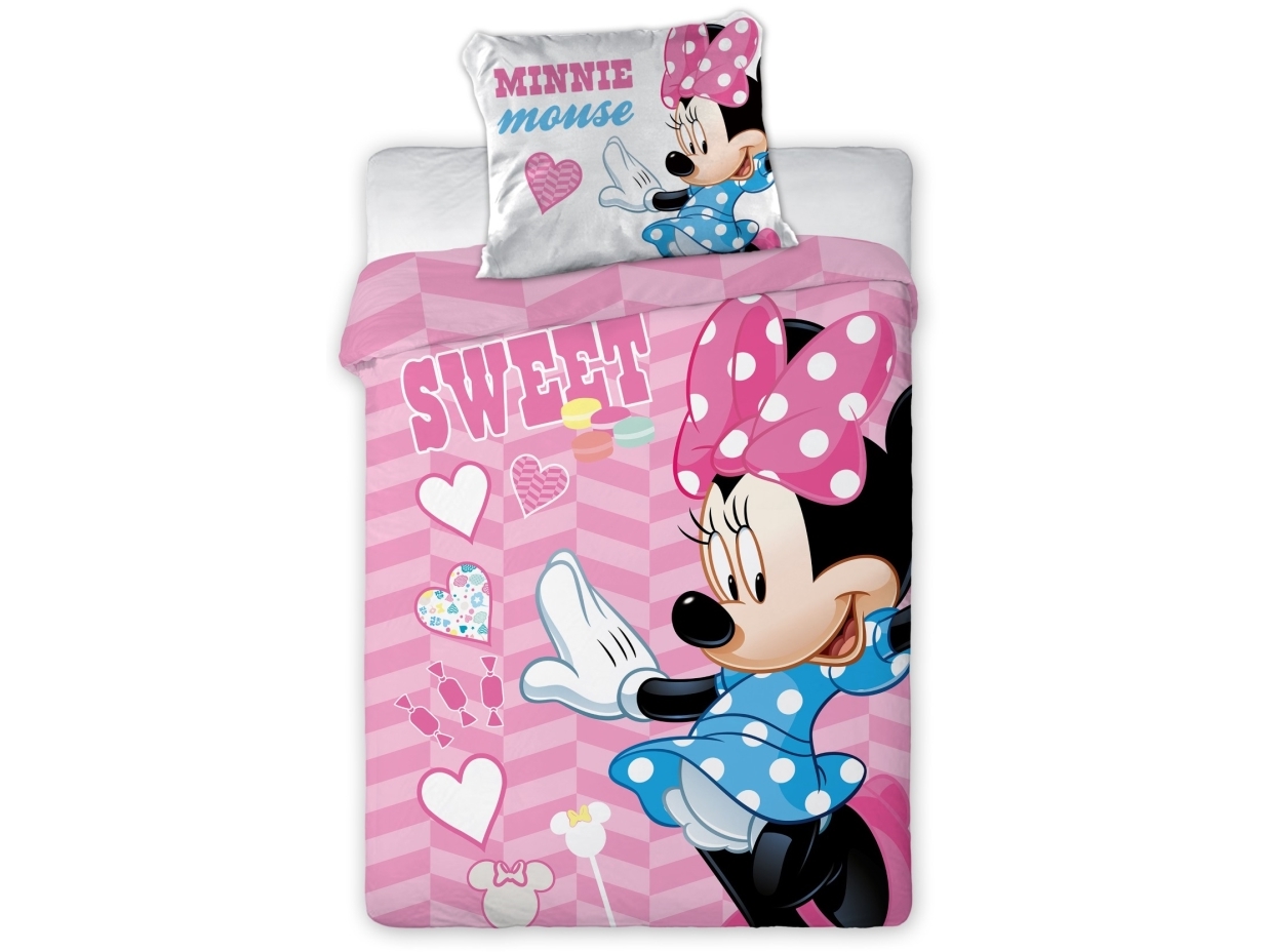 Minnie Junior Sengetøj 100x135 cm - 100 procent bomuld