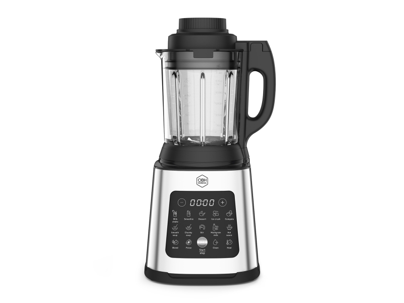 Obh Nordica Perfectmix Cook Küchenmaschine, Edelstahl/Schwarz