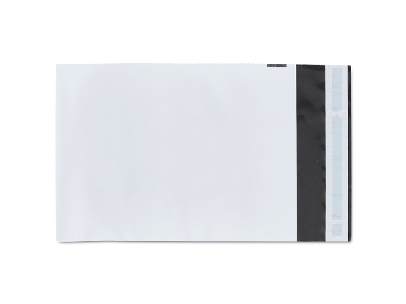 Coex Versandtasche, 75 Μm, 1000 X 1230 Mm, Recyceltes Ldpe, Schwarz/Weiß Permanentklebeband-Verschluss, Wanne