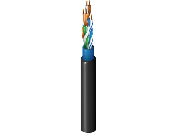 Belden 1305A B59500, 152,4 M, Cat5e, Sort