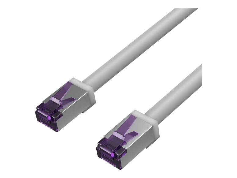 S/Conn Maximum Connectivity Fl31-28020, 1 M, Cat6a, S/Ftp (S-Stp), Rj-45, Rj-45, Grau, Violett