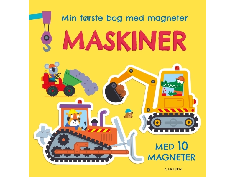 Min Første Bog Med Magneter: Maskiner |