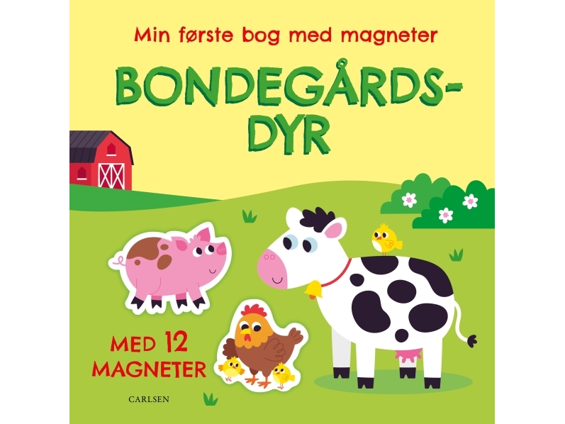 Min Første Bog Med Magneter: Bondegårdsdyr |