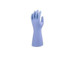 Handske Ansell Alphatec G21b 37-520 Soft Str L 9 Nitril U. Latex/Silikone Blå,12 Par/Pk