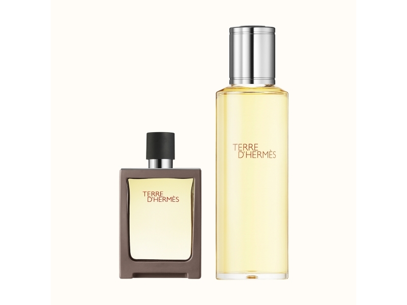 Hermes Terre D'Hermes sæt refillbar toiletlotion 30 ml + refill 125 ml