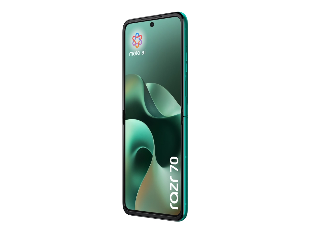 Motorola RAZR 70 - 5G pekskärmsmobil - dual-SIM - RAM 8 GB / Internminne 256 GB - OLED-skärm - 6.9 - 2640 x 1080 pixlar (120 Hz) - 2 bakre kameror 50 MP, 50 MP - front camera 32 MP - pantone sportgrön | Tele & GPS - Mobiltelefoner - Alla Mobiltelefoner | GameStuff