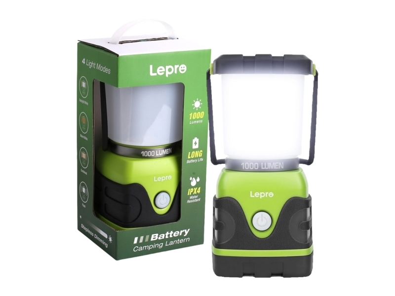 Krups LEPRO campinglampa 3300002 1000lm batteridriven