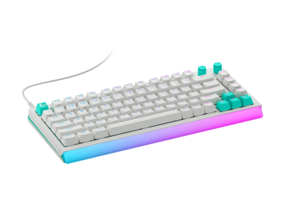 Logitech G G512 X 75 – Tastatur – Hintergrundbeleuchtet – Usb – Qwerty – Internationales Englisch – Tastenanschlag: Tactile – Weiß