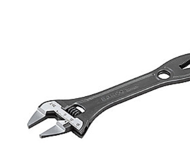 Bahco Adjustable Spanner, 209 Mm Overall, 32Mm Jaw Capacity, Short Handle