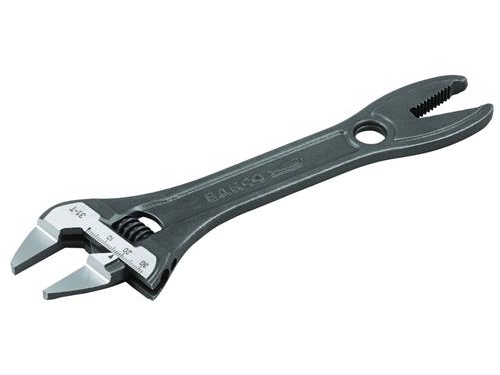 Bahco skiftenøgle 8'' Riflede smalle haj kæber og ekstra stor kæbeåbning
