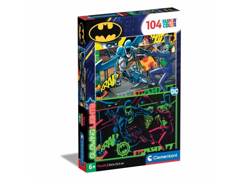 Puslespil, Batman - Glowing, 104 Brikker