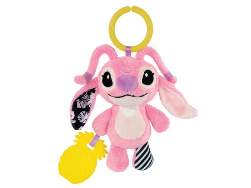 Clementoni Disney Baby Angel Soft Rattle, Dreng/Pige, Stof, Plys, Flerfarvet