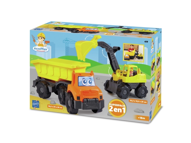 Ecoiffier Dumper Und Bagger