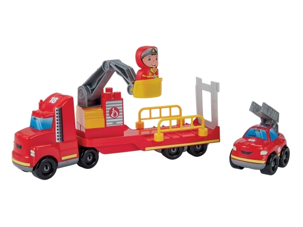 Feuerwehrauto Mit Fahrzeugen & Figur