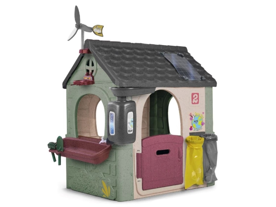 Feber - Recycled Eco House legehus, 150x94x128cm