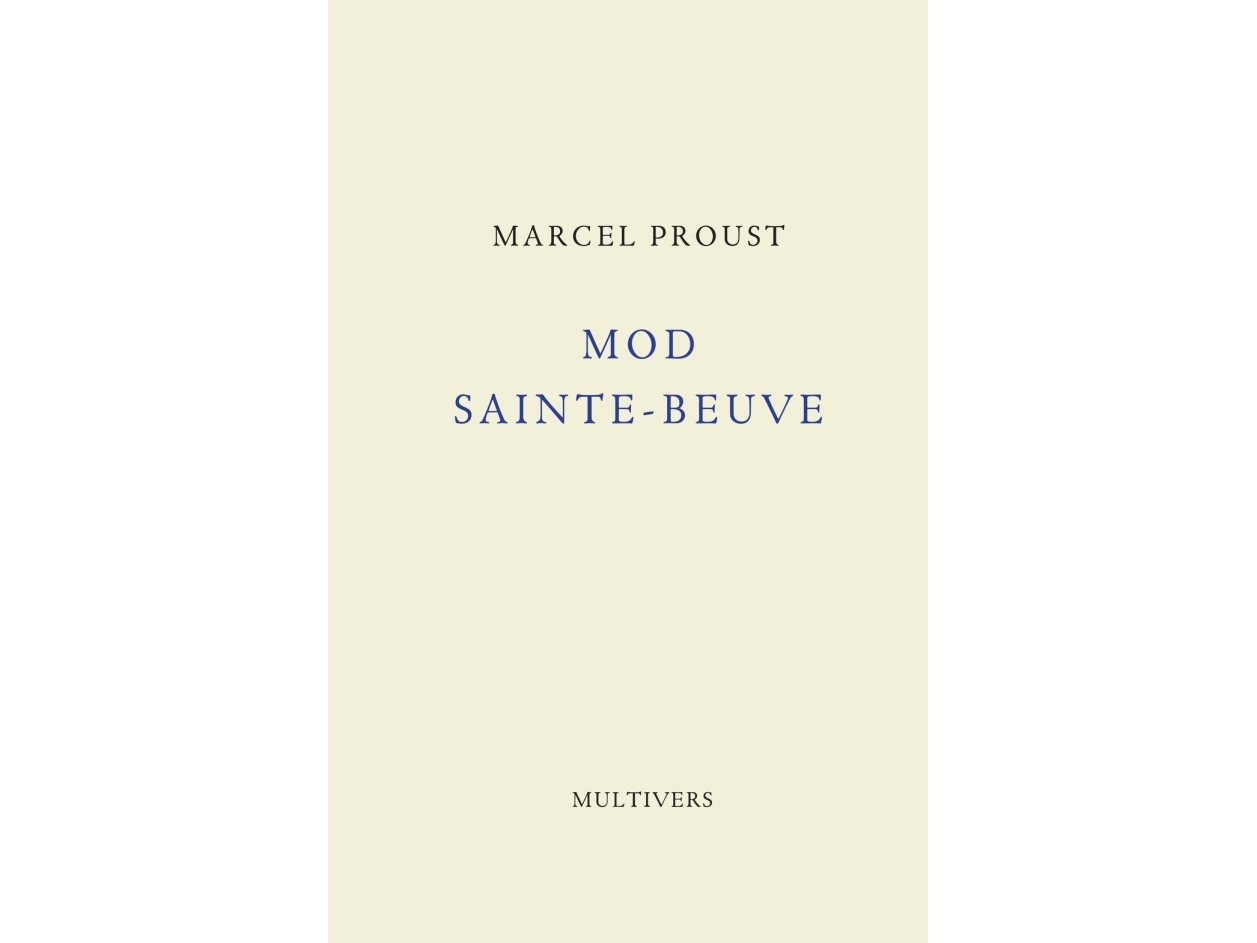 Mod Sainte-Beuve | Marcel Proust