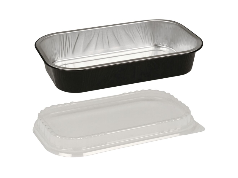 Alubakke Ready2Cook 940ml sort 234x138x43 mm (4 ps x 160 stk/krt)