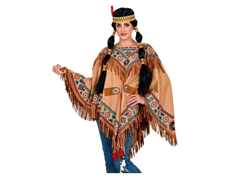 Indianer-Poncho-Kostüm