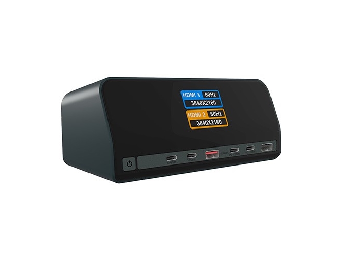 Icy Box Dockingstation Heart Dock 2300 11 In 1 M. Lcd Display