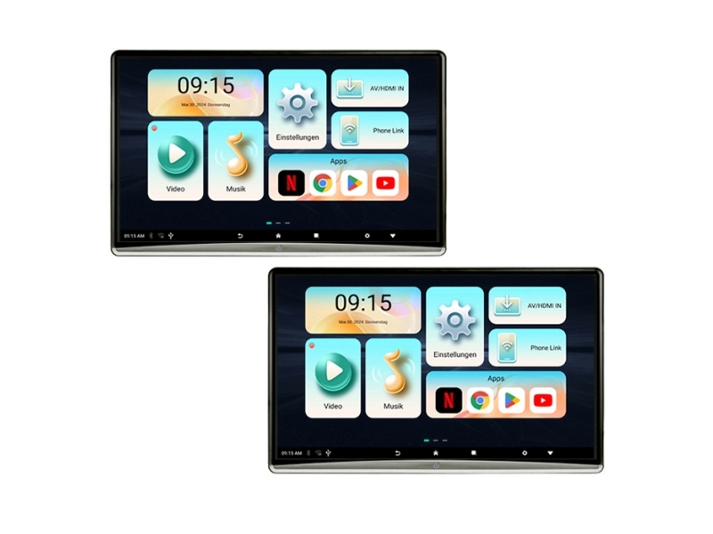 Ampire sæt med to 12,4" skærme Android