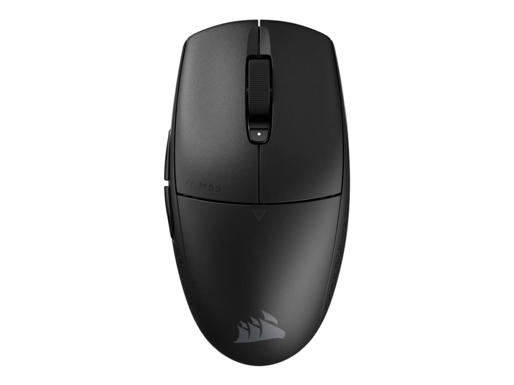 Corsair Gaming M55 Wireless - Mus - Letvægt - Optisk - 6 Knapper - Trådløs - Bluetooth, 2.4 Ghz