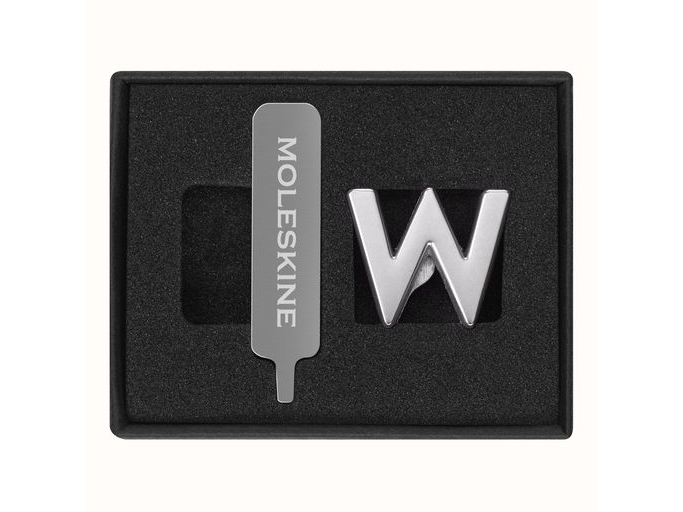 Moleskine Pins W Sølv