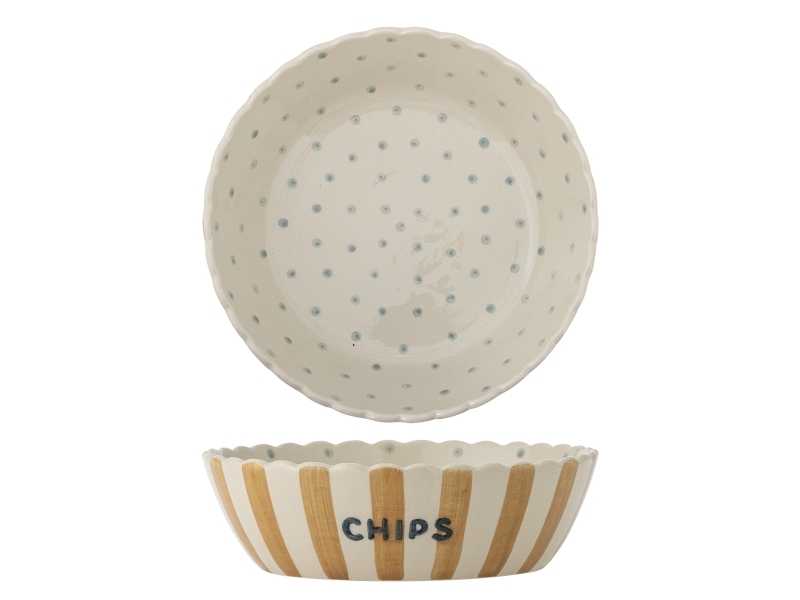 Bloomingville Chip Schale, Bunt, Steingut