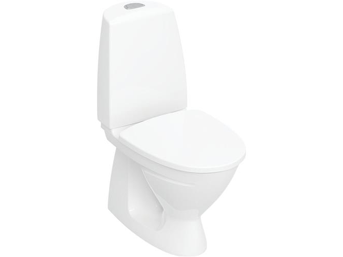 Ifø Sign toilet m softcl sæde - uden multikvik. Med lukket s-lås og skjult afløb