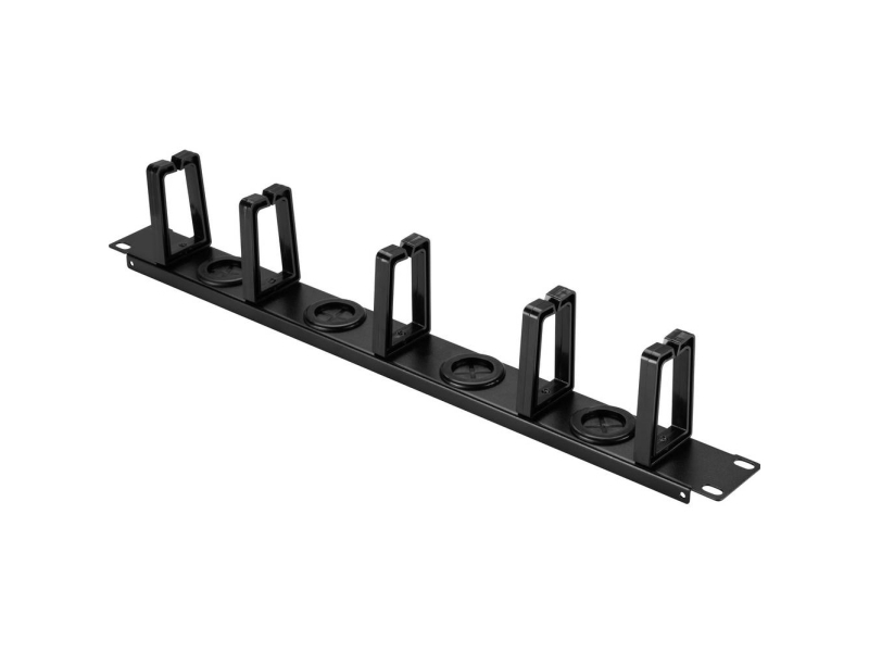 Renkforce Rf-7116970 19 Zoll Netzwerkschrank-Kabelführung 1 He 360° Drehbare Kabelführungsbügel Schwarz (Rf-7116970)