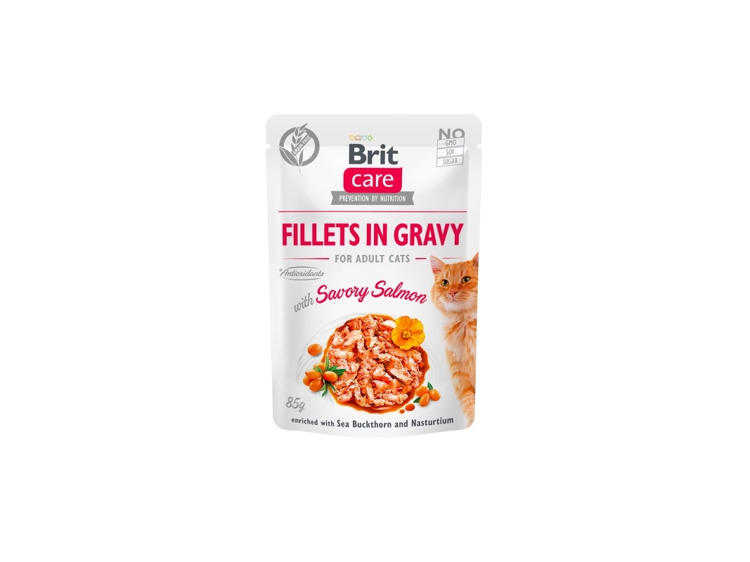 Brit Care, Voksen, Laks, 85 G, Kornfri