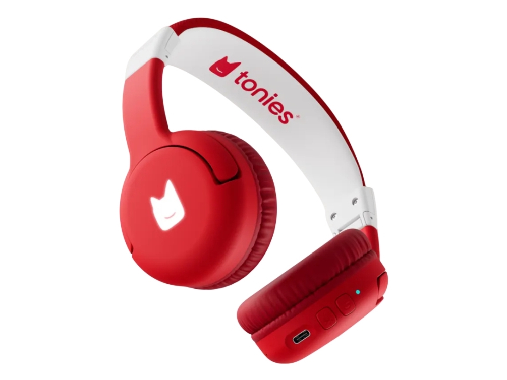 Tonies Bluetooth-Kopfhörer – Rot/Weiß Für Die Toniebox 2 – Kopfhörer – Bluetooth