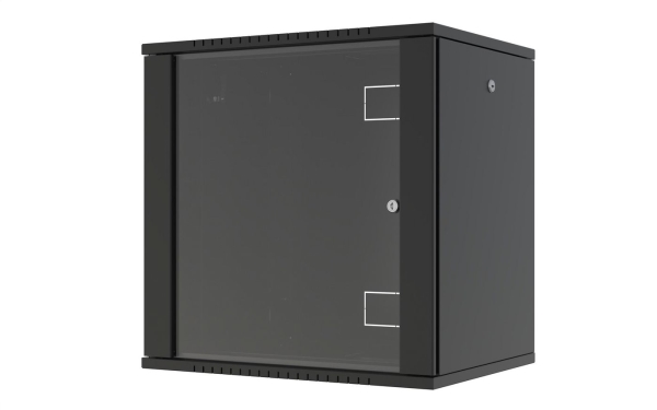 Lanview Rwf12u45bl, Vægmonteret Stativ, 12U, 60 Kg, Nøglelås, Rack Skinner, 24 Kg