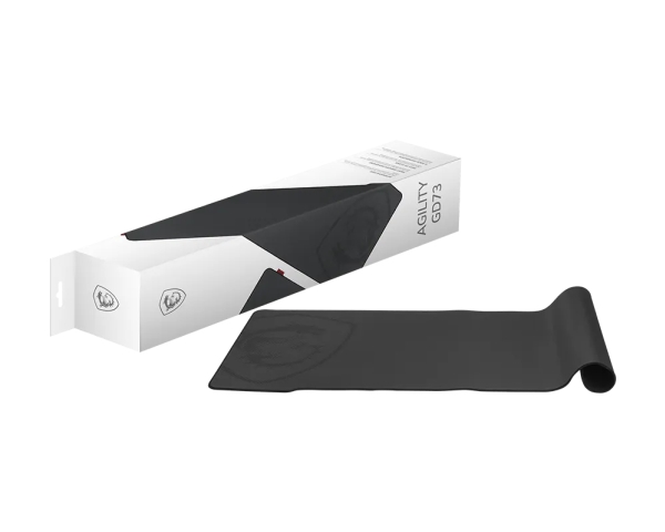 Msi Agility Gd23, Schwarz, Einfarbig, Stoff, Gummi, Anti-Rutsch-Basis, Gaming-Mauspad