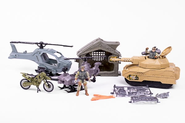 Militærsæt M/Kampvogn, Helikoptere, Mc + Tilbehør
