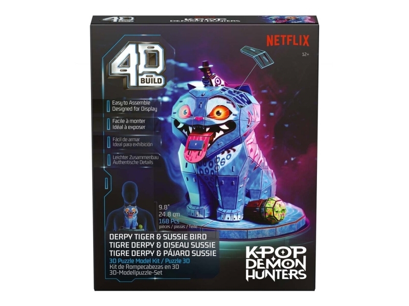 K POP Demon Hunters Build Derpy 4D Puzzles