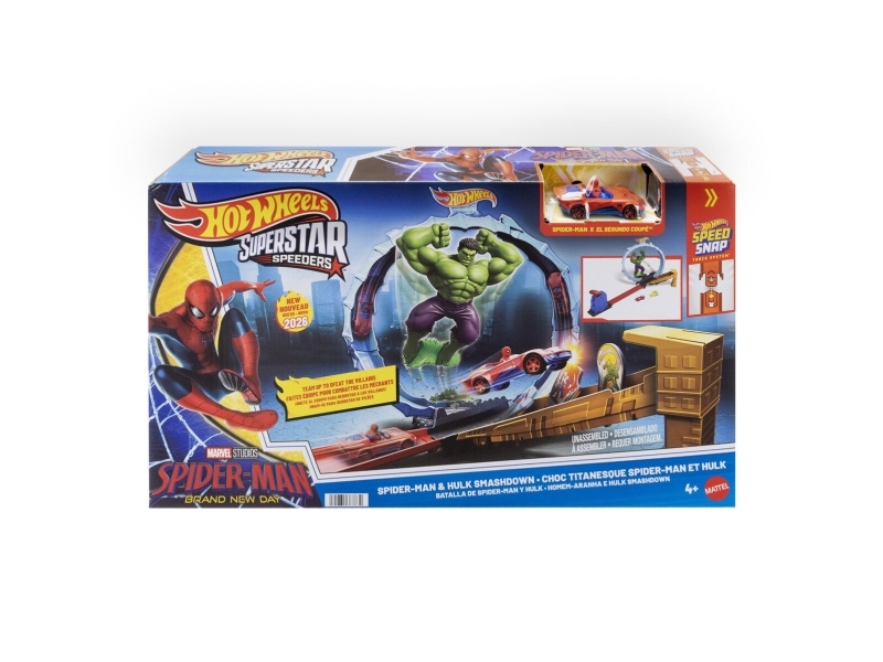 Hot Wheels Superstar Speeders Blue Oasis Track Set
