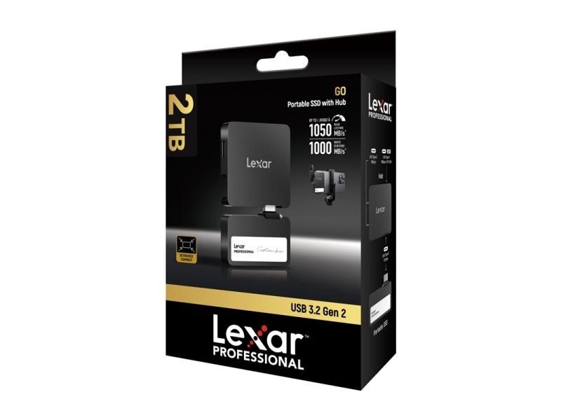 Lexar 933422 Externe Ssd 2 Tb Usb Typ C 3.2 Gen 2 (3.1 Gen 2) Schwarz