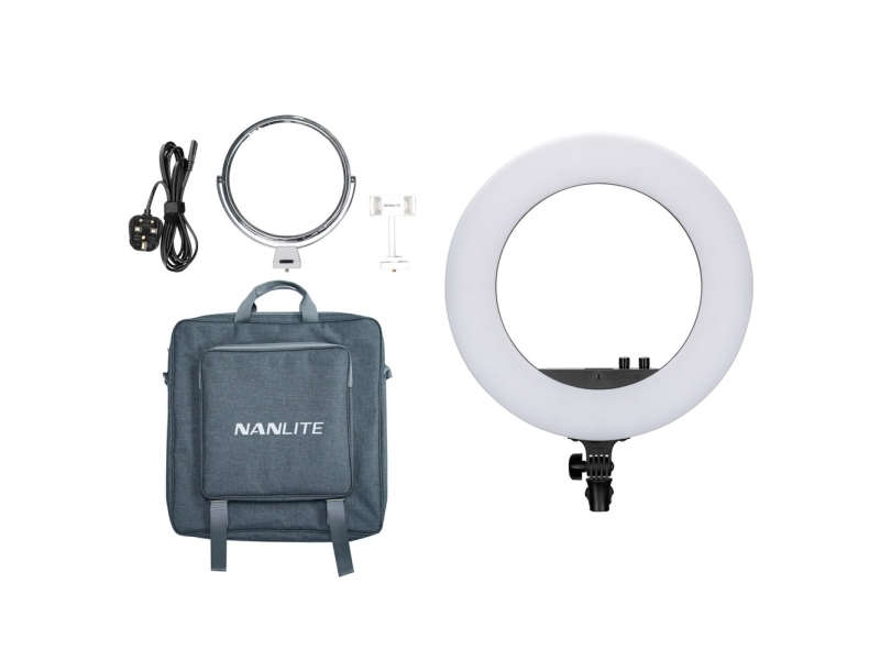 Nanlite Halo 18, 48 W, Led, Weiß, 2700 K, 6500 K, Schwarz
