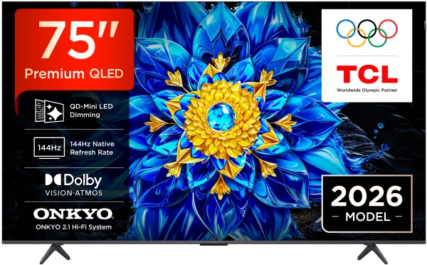 Tcl P8l 75P8l, 190,5 Cm (75"), 3840 X 2160 Pixel, Qd-Mini Led, Smart-Tv, Wlan, Schwarz