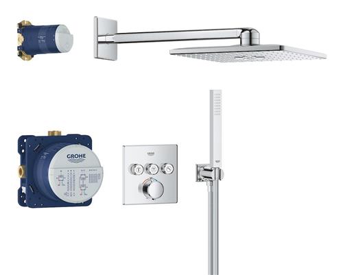 Grohe Precision SmartControl - inbyggt brusselsystem med Vitalio Smartactive 310 Cube, krom | VVS Artiklar - Badrum - Duschset & Tillbehör | GameStuff