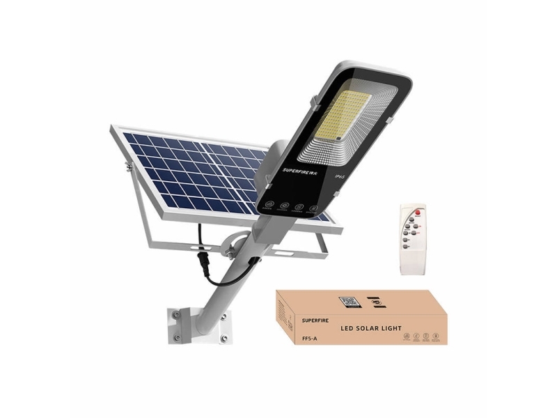 Superfire FF5-A solcellelampe | 63 W | 500 lm | 5000 mAh