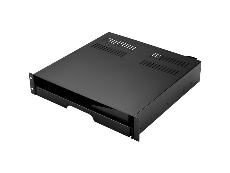 Renkforce Rf-7112620 19 Zoll Netzwerkschrank-Schublade 2 He Ausziehbar Geeignet Für Schranktiefe: Ab 500 Mm Schwarz (Rf-7112620)